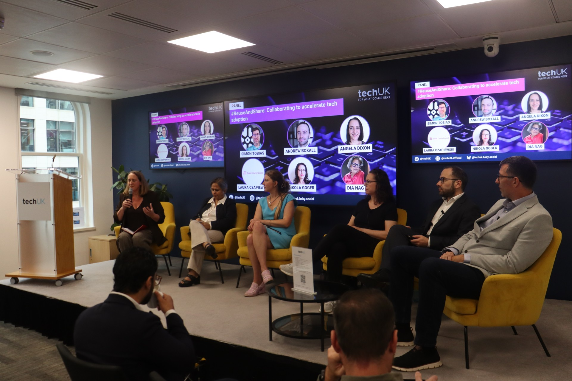 Panel discussion at the Local Public Services Innovation Summit